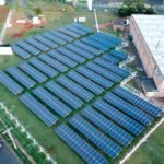 Primeira Usina Fotovoltaica em Uberlândia (MG). Créditos: Marcelo Sant’Anna/ Imprensa MG.