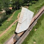 Vista aérea memorial brumadinho